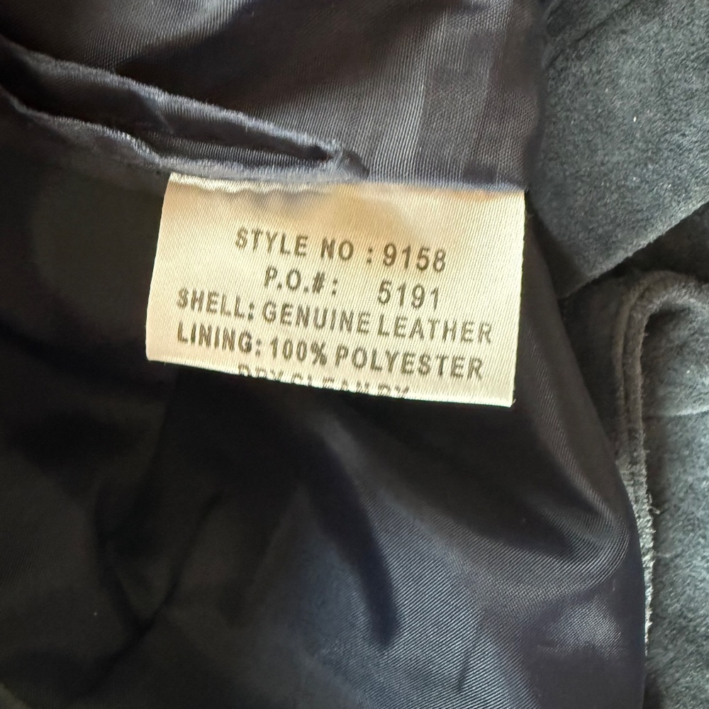 Blue Suede Cargo Pants - Picture 5 of 6